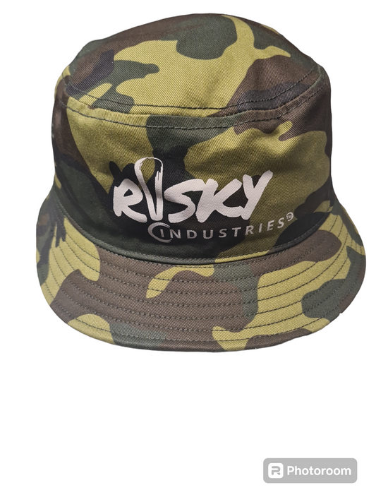 r!sky bucket hat camo