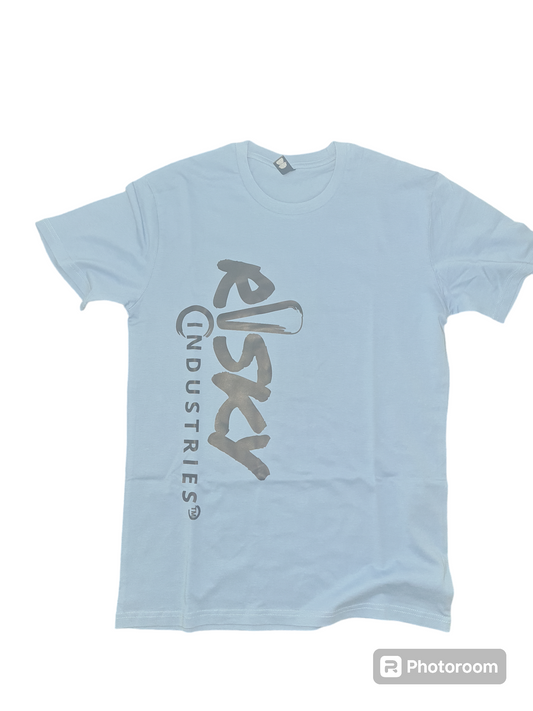 r!sky tee Carolina blue